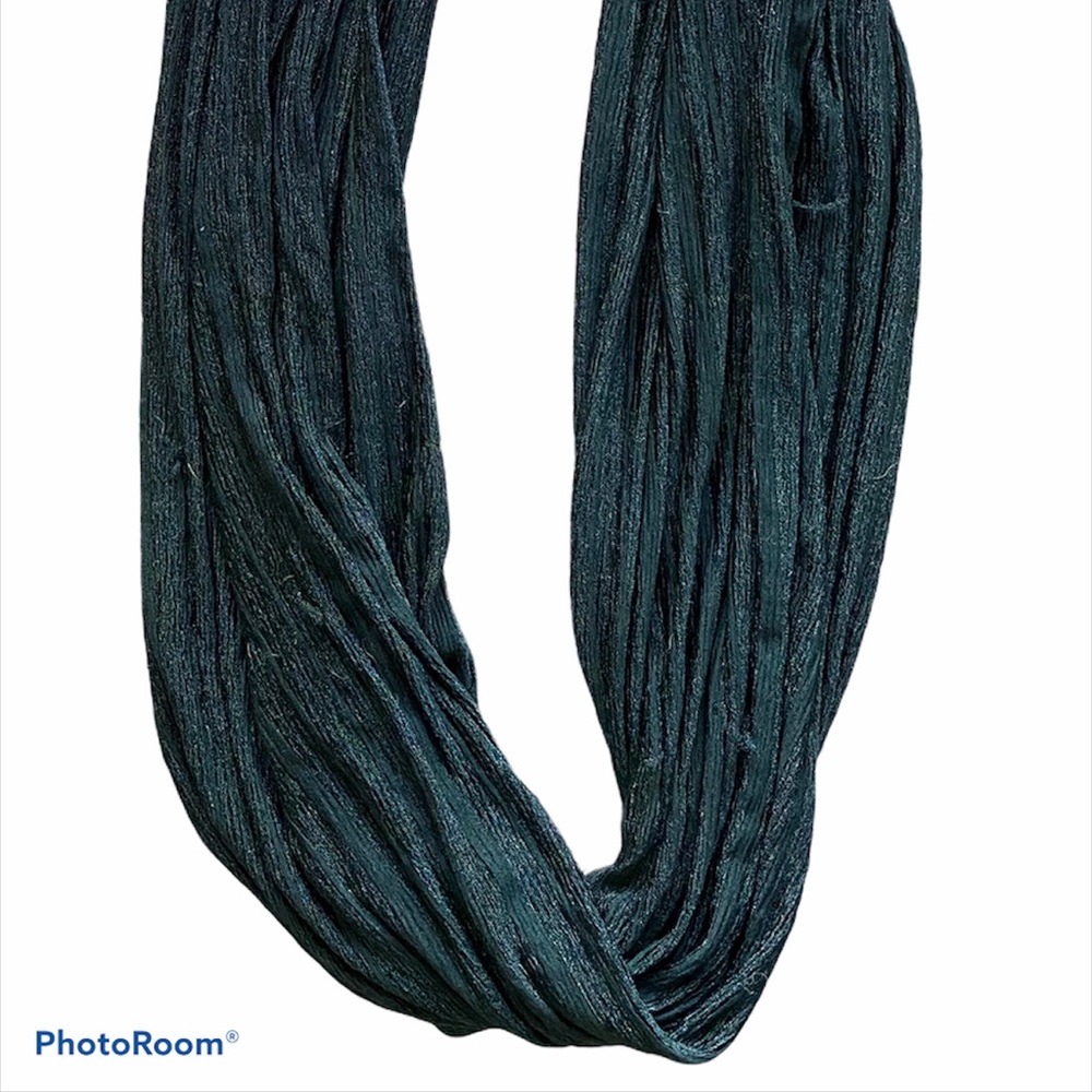 Black infinity scarf, spandex